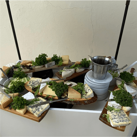 Cheese Wheel Stand Pasta